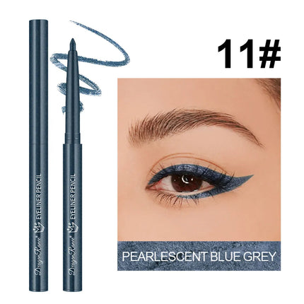 Eyeliner Pen Is Waterproof, Sweat-Proof, Does Not Smudge, Easy for Beginners to Use, Green, Purple, Black, Long-Lasting, Non-Fading Eyeliner Pen