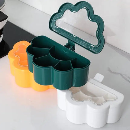 Creative 6 In 1 Cloud-shaped Seasoning Jar Household Moisture-proof Spice Rack Outdoor Camping Seasoning Bottle Kitchen Gadget