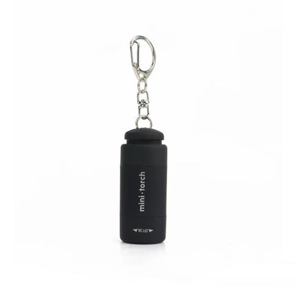 1PC Mini Keychain Lamp USB Rechargeable LED Multifunctional Strong Light Pocket Keychain Flashlight Home Outdoor Hiking Camping