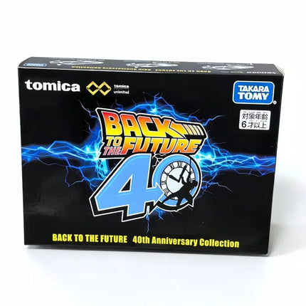 In Stock Original TOMICA Returns to the Future 40th Anniversary Collection Series Alloy Car Models Collection Surprise Toy Cars