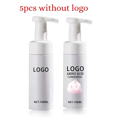 Custom Logo Camellia Cleansing Mousse Private Label 100ml Moisturizer Powerful Makeup Remover Foaming Amino Acid Unisex Cleanser