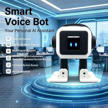 New AI Desktop Robot Smart Interactive Talking Dancing Robot Toy for Kids Voice Wake-up 1.54-inch TFT Screen