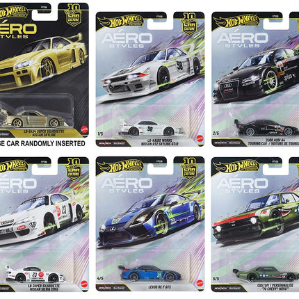 New Hot Wheels Premium Car Culture AERO STYLES FPY86 Nissan Skyline 1/64 Alloy Car Model Collection Toy Boy's Birthday Gift Toy