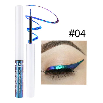 Chameleons Eyeliner Liquid Pearl Gloss Shiny Metallic Eyeshadow Liner Multi Chrome Color Aurora Eye Makeup Glitter Pigment