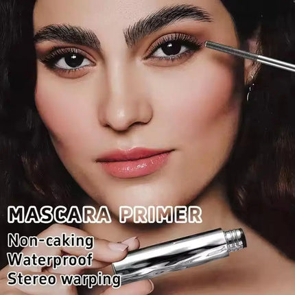 Eyelash Primer Thick Thin Curling Shape Natural Long Lasting Mascara With Thread 3D Brush Head Women Make Up