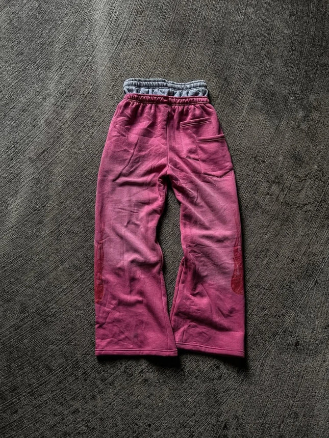 Y2K High Street Ins Trendy Brand Men's and Women's Loose Trendy Pants Straight Tube 2026 Embroidered Printed Casual Pants