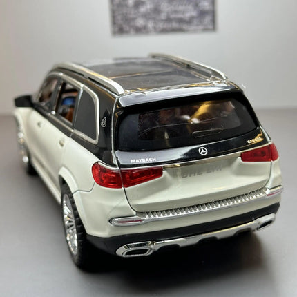 1:24 Mercedes Benz Maybach GLS600 Alloy SUV Diecast Metal Model Simulation Collection Of Hobby Decorative Fine Ornaments Kid Toy