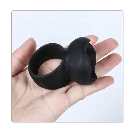 Couple Shock Delay Liquid Silicone Egg Lock Rings Adult Male Penis Lock Ring Shockproof Egg Lock Ring for Enhanced Pleasure