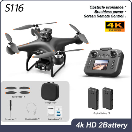 ZNLYRION S116 RC Drone Brushless Motor Long Flight Time WIFI Real Time Image Transmission Carry Bag Included