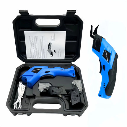 Electric Scissors Cordless Handheld Electric Scissors for Cutting Fabrics Carpets Soft Leather Cardboard