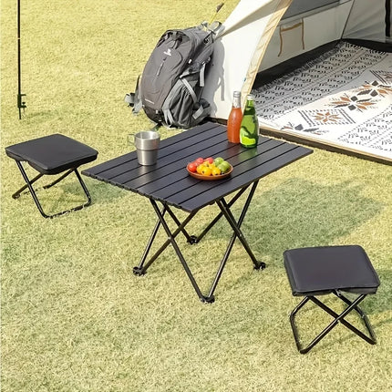 Portable Folding Camping Stool Lightweight Compact Foldable Handbag Seat for Outdoor Fishing Picnic Hiking Beach Travel