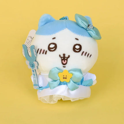Cartoon Cute First Generation Magic Girl yiji Hachiware Usagi Plush Pendant Keychain Hanging Bag Pendant Girl Birthday Gift