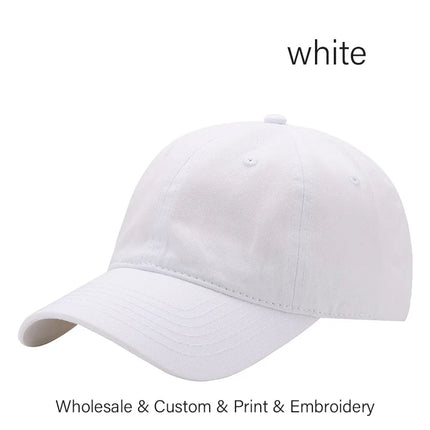 SLECKTON Custom Baseball Cap Fashion Letter Embroidery Sun Hats for Women and Men Cotton Design LOGO Wholesale Unisex Caps