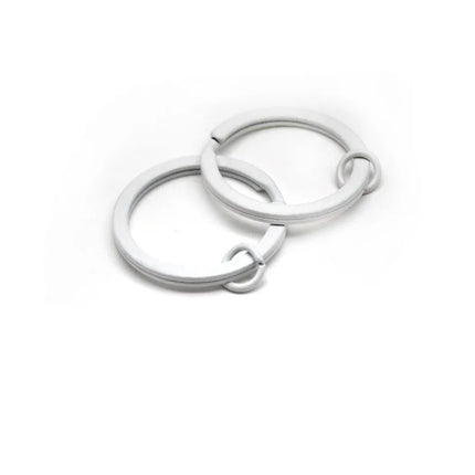 10-20pcs/Pack Colorful Key Ring Key Chain Accessories 30mm Round Split Keychain DIY Metal Key Holder Split Rings Wholesale