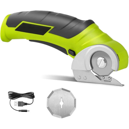 Cordless Electric Scissors, 4V Electric Mini Cutter, Carpet Cardboard Cutter Tool, Rotary Cutter for Cardboard Packages Leather