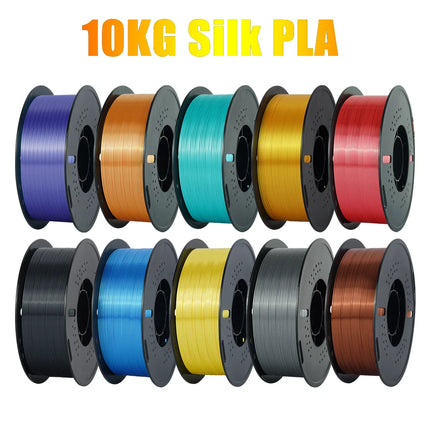 10KG PLA PETG TPU Filament 1.75mm Dimensional Accuracy+/-0.03mm No Bubble High Quality Multicolor 3D Printer Filament