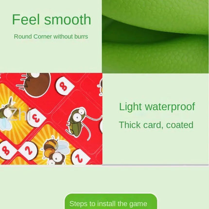 Funny Frog Mouth Tongue Table Game Greedy Snake Anole Lizards Play Competitive Parent-child Interactive Table Children's Toys