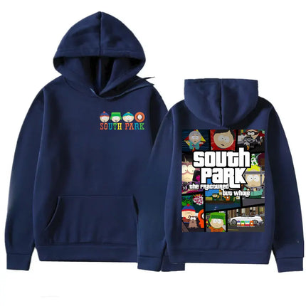 Funny South Park Cartoon Character Hoodie Cute Kenny Print Pullover Harajuku Streetwear Unisex Clothing Sudadera Hombre Y2k Tops