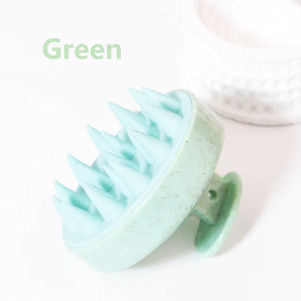Hair wash brush, silicone scalp massage comb, soft body massage brush, beauty and hairdressing tool, shower SPA comb