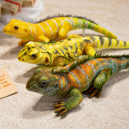 New 50cm Cute Long Soft Bearded Lizard Plush Toy Real Life Reptile Dragon Stuffed Animal Lovely Room Decor Gift For Boy And Girl