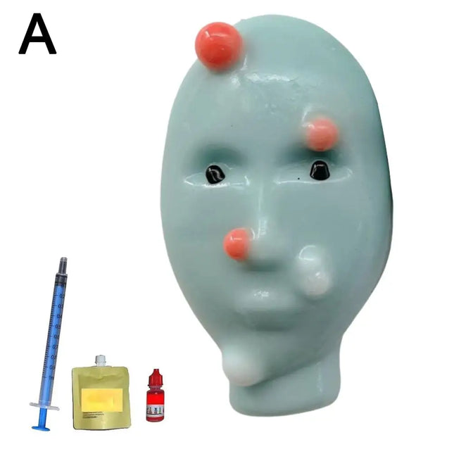1/2/5Pcs Funny Pimple Popper Acne Relief Toy Reusable Low Rebound Decompression Toys Unique Home Decoration Friend Birthday Gift