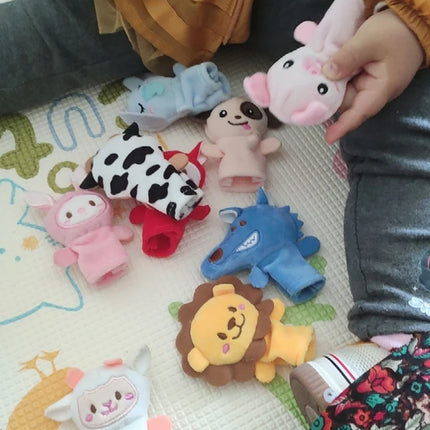 Kindergarten Story Teaching Aids Children Education Dolls Animal Plush kids toys Baby Finger puppets Doll Baby Hand puppet Toys