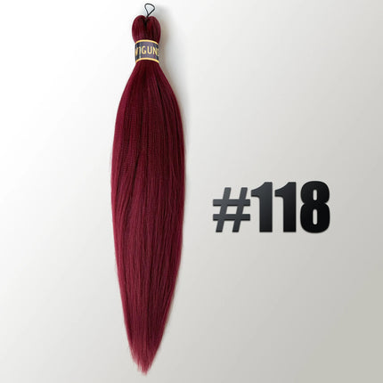 EZ Pre-stretched Braiding Hair Ombre Professional Easy Crochet Braid Hair 26 Inch 90g Hot Water Setting Synthetic Crochet Hair