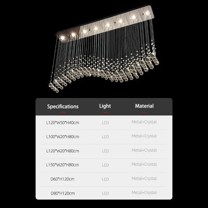 Modern Pendant Ceiling Lamps Suspension Lighting Living Room Pendant Lamp for Kitchen Over the Table Crystal Chandelier Pendants