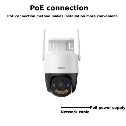 Imou Cruiser SC 8MP 4K Outdoor Security Wifi IP Camera POE Connection AOR Mode Red-Blue warning lights Algo Play Surveilliance