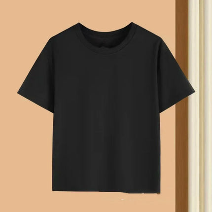 Summer brand pattern printed breathable cool cotton children's casual fashion short sleeved T-shirt