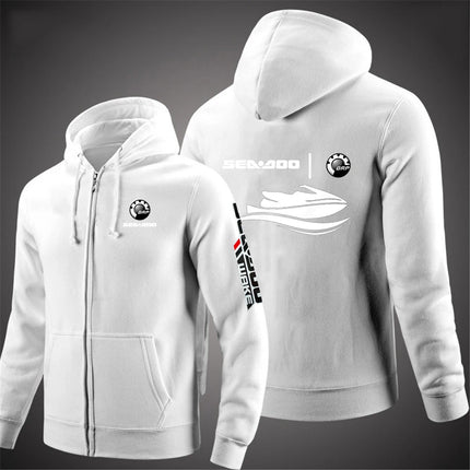 2025 Comfortable Jacket Spring And Autumn Fashion Zipper Hoodies Man's Sea Doo Seadoo Moto Logo Print Pullover Hooded Coat