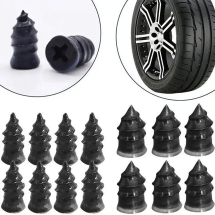 Universal Vacuum Tyre Repair Nail Kit Tubeless Tire Puncture Screw Fix Car Motorcycle ATV Patch Set