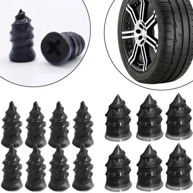Universal Vacuum Tyre Repair Nail Kit Tubeless Tire Puncture Screw Fix Car Motorcycle ATV Patch Set