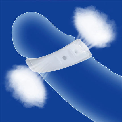 Men Cock Ring Penis Foreskin Correction Cockring Reusable Penis Sleeve Delay Ejaculation Chastity Cage Sex Toy for Men Couples
