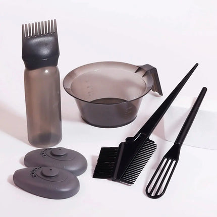 6pcs professional salon hair dye set -  hair salon tools, suitable for home hairdressing and salons,special for real hair wigs