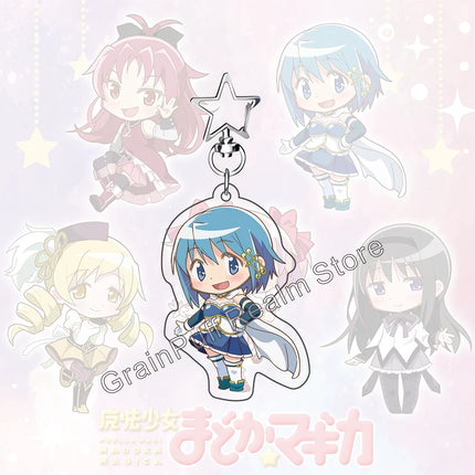 Puella Magi Madoka Magica 2026 Edition Acrylic Standee & Keychain | Madoka Homura Mami Sayaka Kyoko Collection Official Merch
