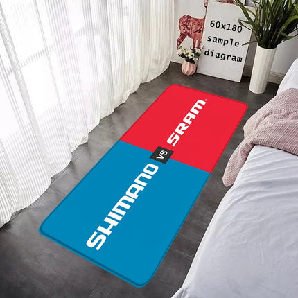 Interior Floor Mat Doormat B-Shimanos Non-slip Foot Rug for Entryway Kitchen Balcony Carpet Bedroom Bedside Mats Home Decoration