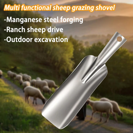 1Pc Thickened Manganese Steel Garden Shovel - Small Spade for Soil Planting Mountain Herd Agricultural Digging Work Tool