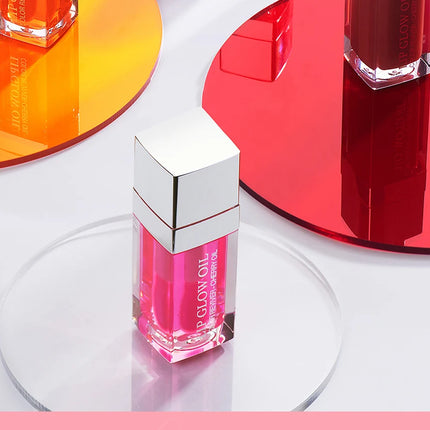 Crystal Jelly Moisturizing Lip Oil Plumping Lip Gloss Makeup Sexy Plump Lip Glow Oil Tinted Lip Plumper