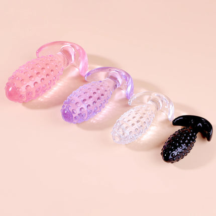Pineapple Silicone Anal Butt Plug Men Prostate Massager Stimulator Female Masturbator Adult Sex Toys for Women Gay Adult Toys