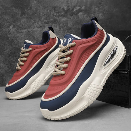 Men's Casual Sports Shoes, Fashionable Thick-Soled Skateboarding Shoes, Trendy and Comfortable Men's Outdoor Shoes