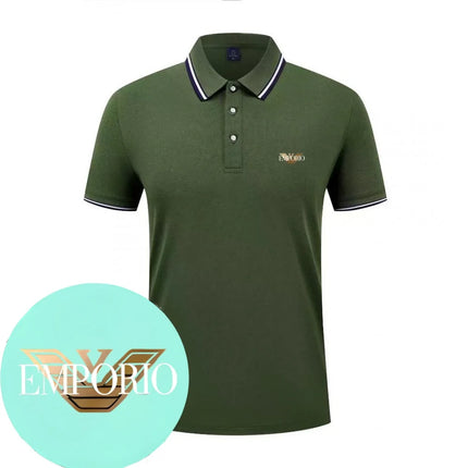 Summer Short Sleeve Sport Casual Shirt Top Extra Large Size Men's Business Casual POLO Shirt