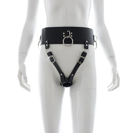 Leather Strap on Bdsm Bondage AV Vibrator Magic Wand Holder Belt Attachment Accessory fits Hitachi