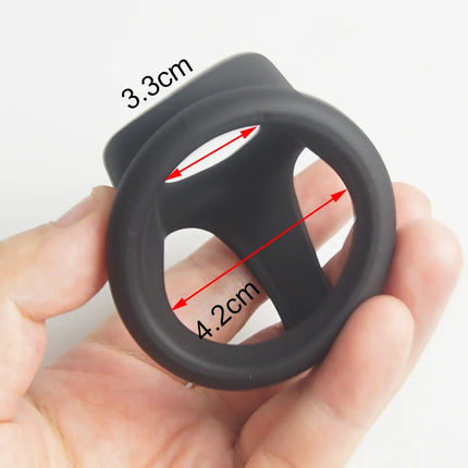 Dick Erection Penis Cock Ring,Ejaculation Delay Cockring Men,Ball Stretcher Ballstretcher,Chastity Cage,BDSM Scrotum Testicle
