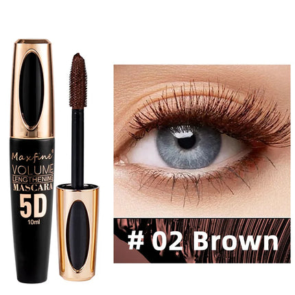 5D Mascara Makeup Waterproof Sweatproof Non-smudgy Non-smudge Natural Lengthening Lasting Cosmetics Makeup Cosmetic