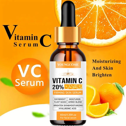 YOUNGCOME Premium 20% Vitamin C Serum For Face with Hyaluronic Acid, Retinol - Boost Skin Collagen, Anti Aging & Wrinkle Facial