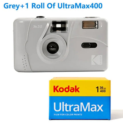 Kodak M35 Manual Reusable Film Camera Kodak 135 Retro Film Camera Non-Disposable Portable Professional 35mm Film Camera Ins Gift