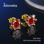 6 Prong Red 1 / 0.5ct(5mm)x 2pcs-box