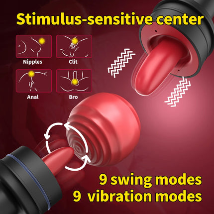Women BDSM Pussy Pump Vibrator Tough Licking Sucking Toys Electric Vacuum Suck Vagina Female Sex Pump Toy Clit Nipple Sucker