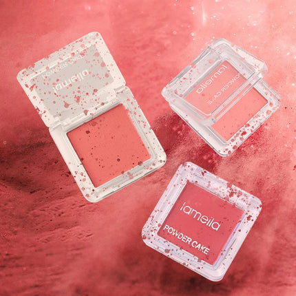 1Pc Face Blusher Matte Natural Cheek Tint Brighten Face Waterproof Face Contouring Cosmetics Blush Powder Soft Female Makeup